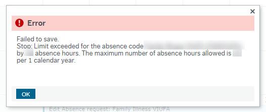 Screenshot of limit-exceeded error